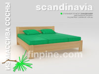 Кровать двуспальная SCANDINAVIA-1800 в скандинавском стиле