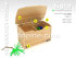 Ящик для игрушек ТИГРА (модель С) цвет натуральной сосны - 